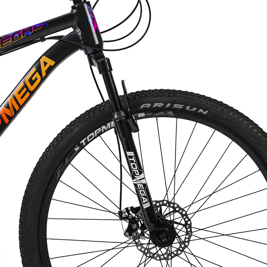 BICICLETA MTB REGAL ALUMINIO R29 21V NEGRO FUXIA/NAR M