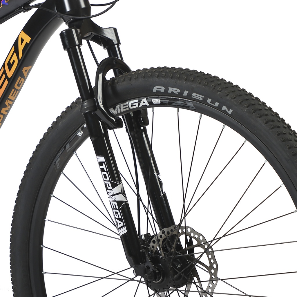 BICICLETA MTB REGAL ALUMINIO R29 21V NEGRO FUXIA/NAR M