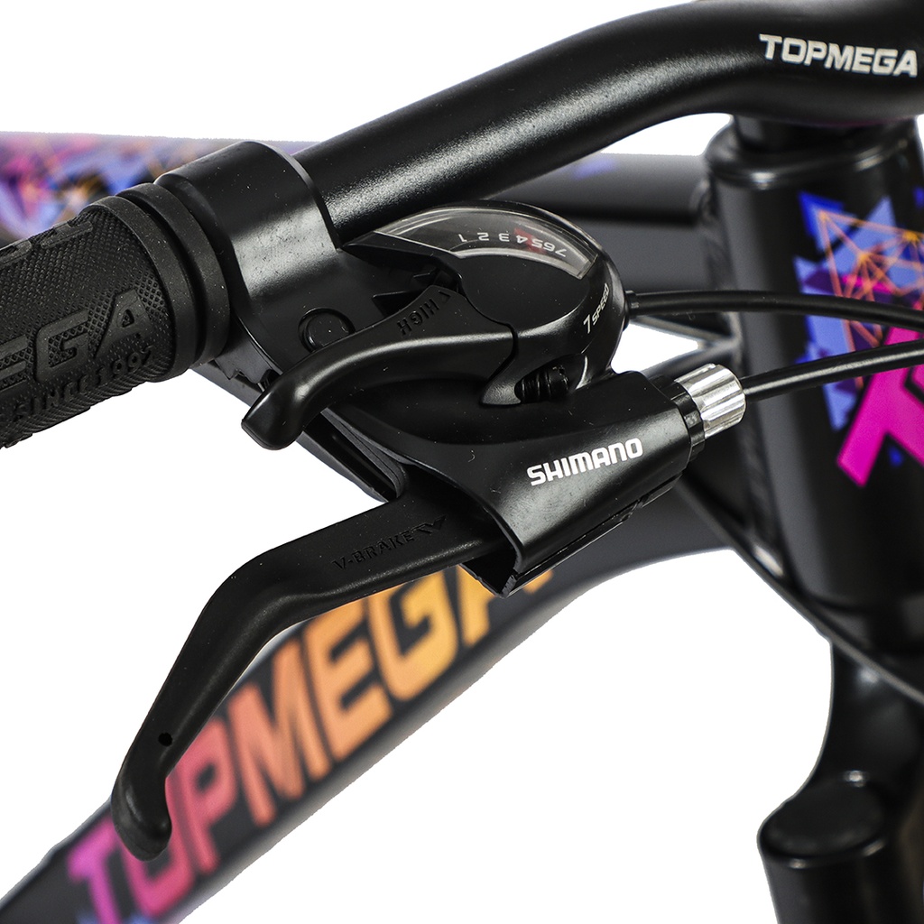 BICICLETA MTB REGAL ALUMINIO R29 21V NEGRO FUXIA/NAR M