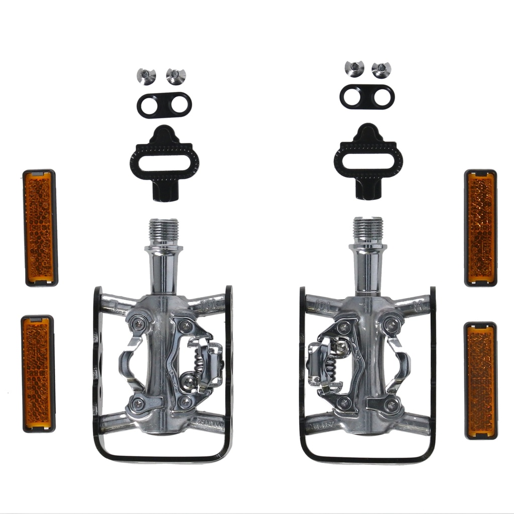 PEDAL AUTOMATICO MIXTO ZERAY ZP-101Z ALUMINIO MTB 9/16 RULEM