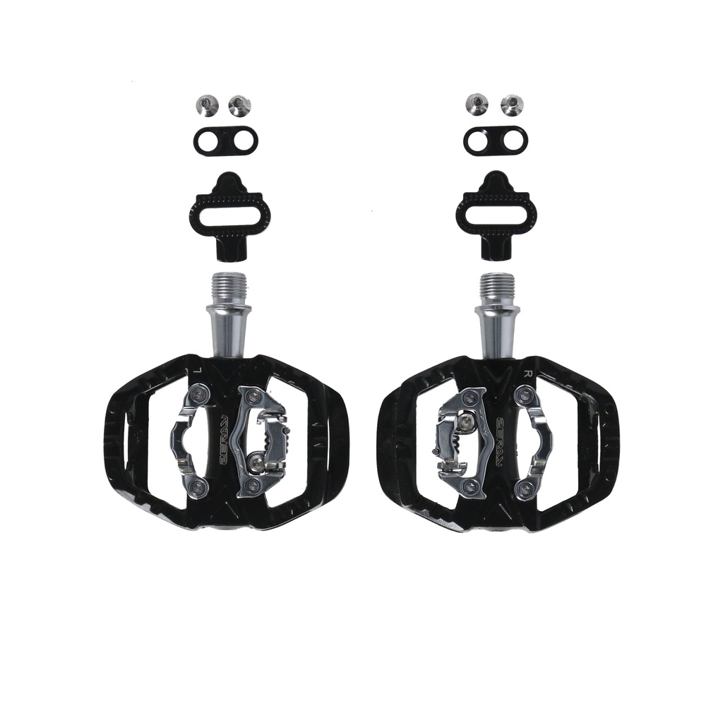 PEDAL AUTOMATICO MIXTO ZERAY ZP-109S ALUMINIO MTB 9/16 RULEM