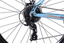 BICICLETA MTB THOR R29 24V ALUMINIO CELESTE/AZUL/NARANJA TALLE L