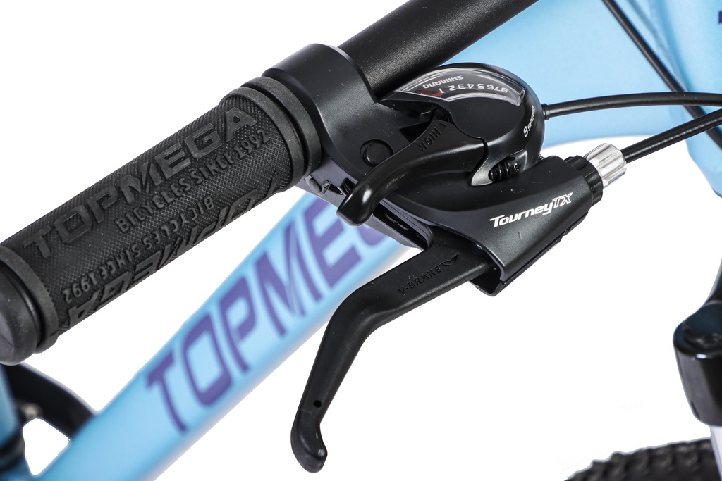 BICICLETA MTB THOR R29 24V ALUMINIO CELESTE/AZUL/NARANJA TALLE L