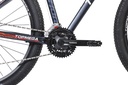 BICICLETA MTB THOR R29 24V ALUMINIO NEGRO/BLANCO/NARANJA TALLE L