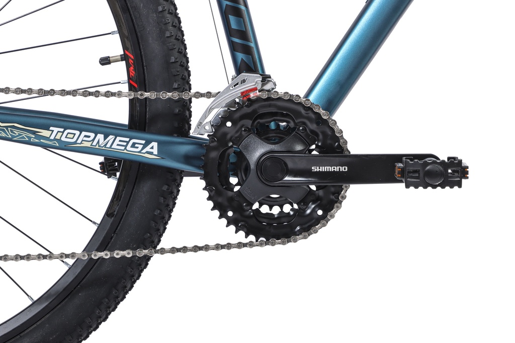 BICICLETA MTB THOR R29 24V ALUMINIO AZUL/BLANCO/AMARILLO TALLE S