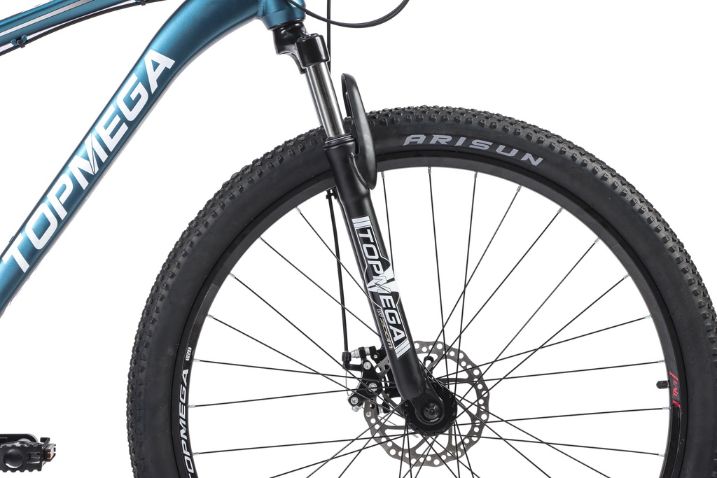 BICICLETA MTB THOR R29 24V ALUMINIO AZUL/BLANCO/AMARILLO TALLE S