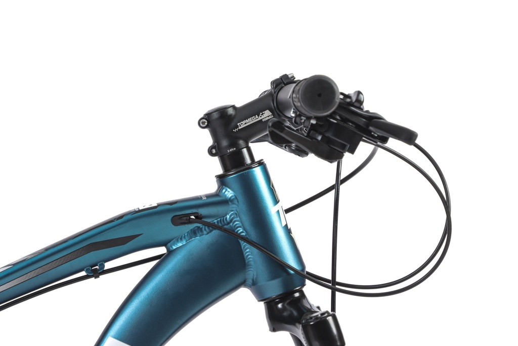 BICICLETA MTB THOR R29 24V ALUMINIO AZUL/BLANCO/AMARILLO TALLE S