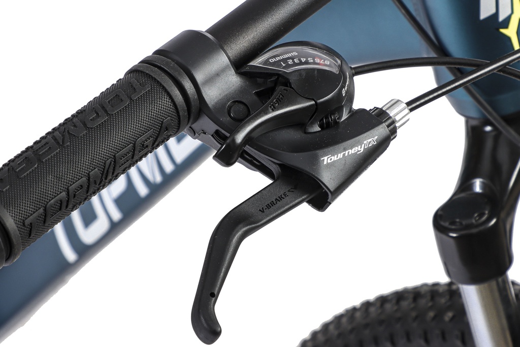 BICICLETA MTB THOR R29 24V ALUMINIO AZUL/BLANCO/AMAR TALLE M
