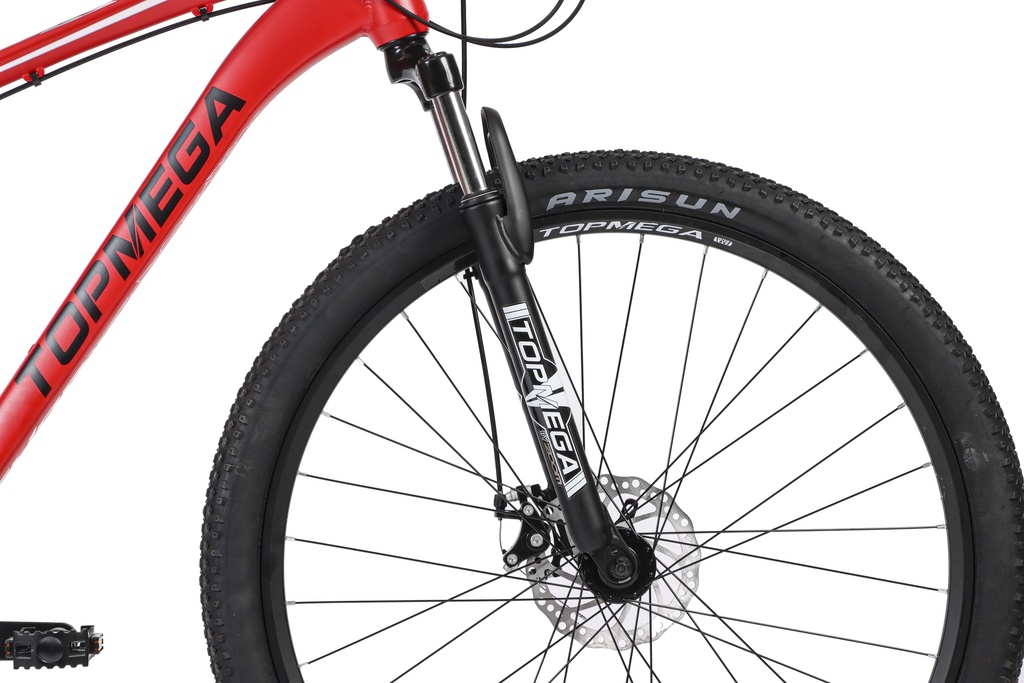 BICICLETA MTB THOR R29 24V ALUMINIO ROJO/NEG/BLANCO TALLE L