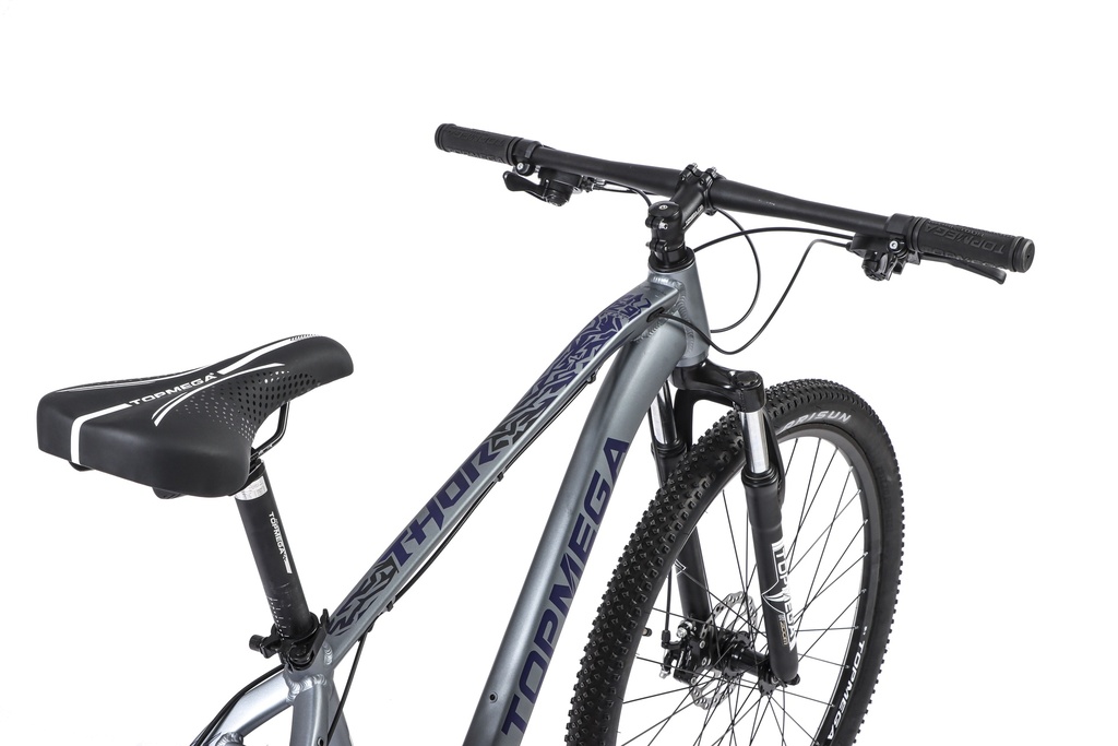 BICICLETA MTB THOR R29 24V ALUMINIO GRIS/VIOLETA/NEGRO TALLE M