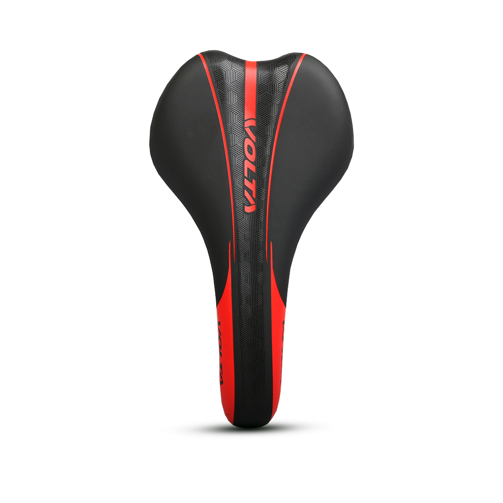 ASIENTO MTB VOLTA NEGRO ROJO S/GRAMPA 270X150