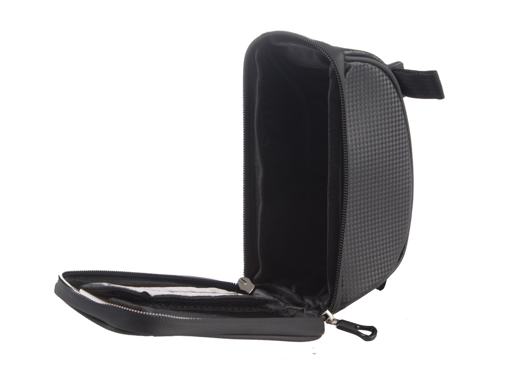 CARTERA PORTACELULAR 19X10X9CM NEGRA TOPMEGA