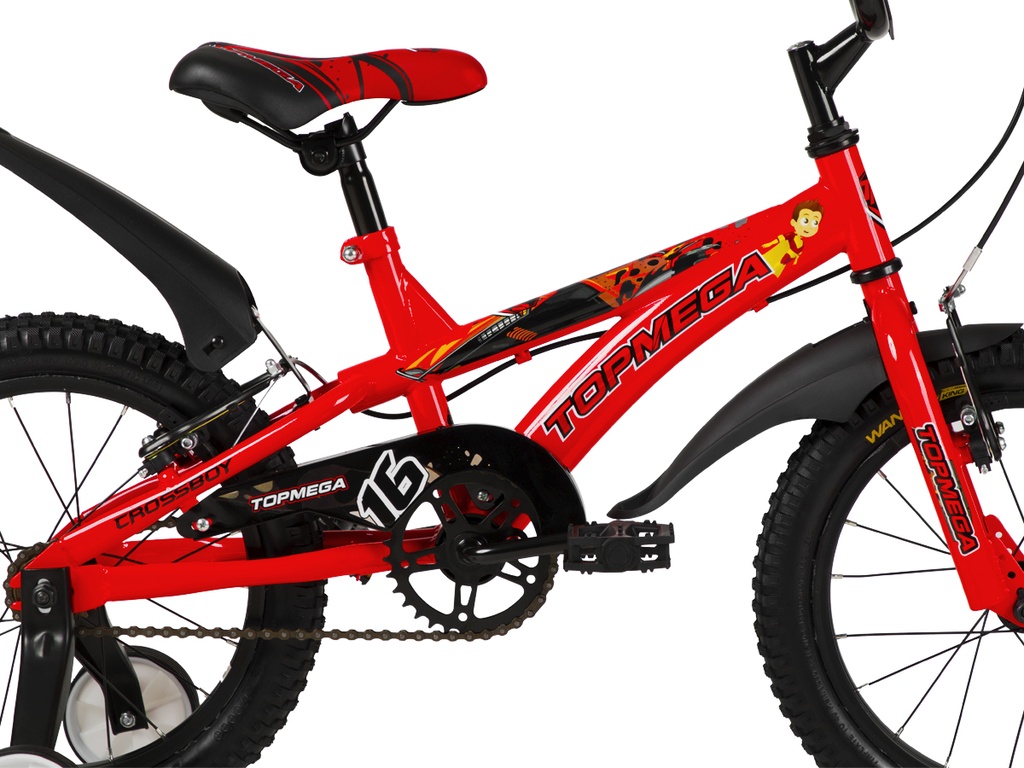 BICICLETA NIÑO CROSSBOY R16 ROJO