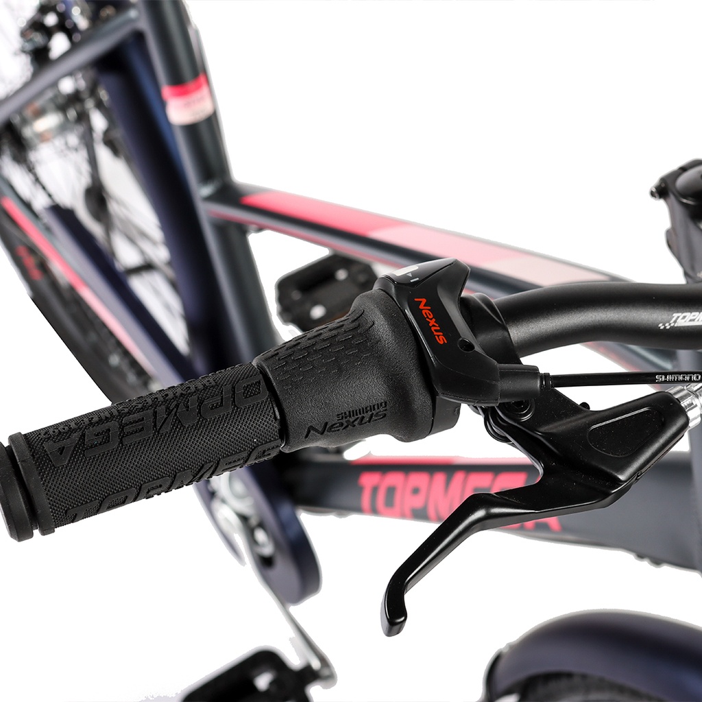 BIC URBANA ACCENTO ALUM HOMBRE 700C NEXUS 3VEL. GRIS/ROSA