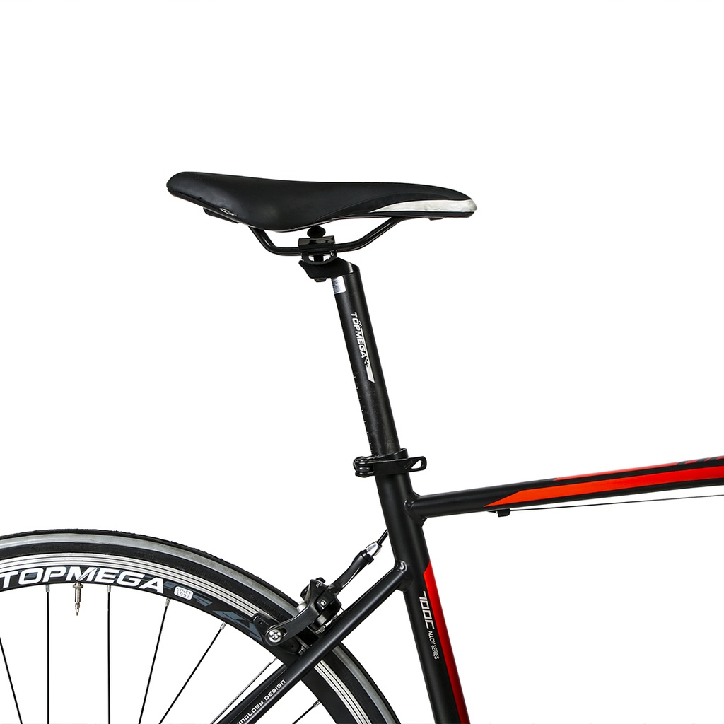 BICICLETA RUTA HARRIER ALUMINIOINIO 16V T54 SHIMANO CLARIS NEG/ROJ