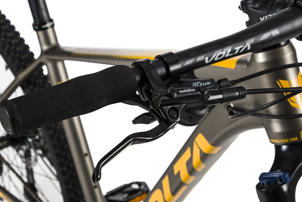 BICICLETA MTB VIGGO ALUMINIO GRIS/AMARILLO ALTUS 27VEL 29ER M