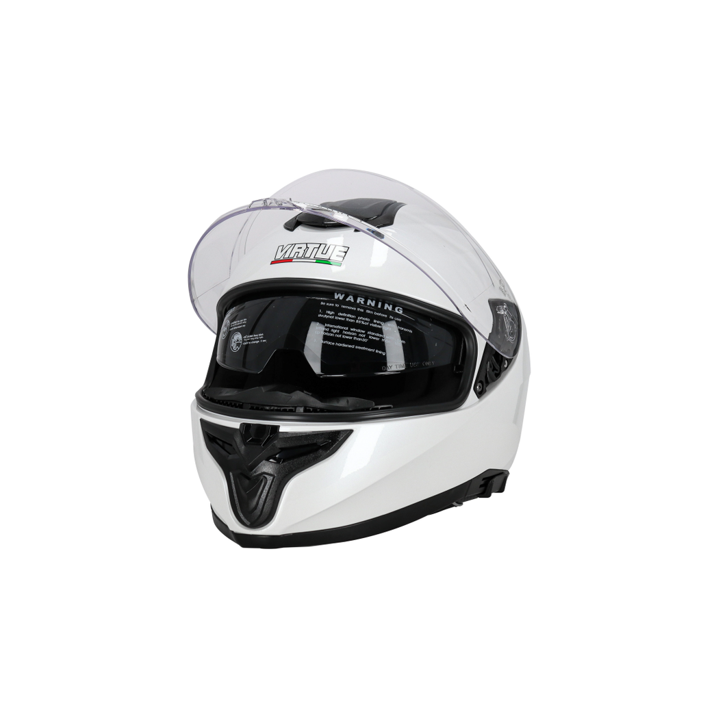 CASCO VIRTUE LISO BLANCO L