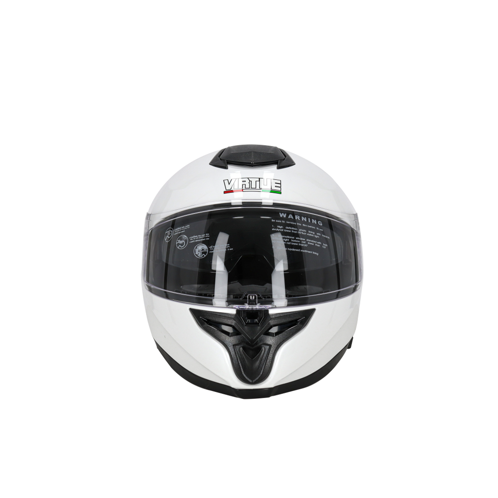 CASCO VIRTUE LISO BLANCO L
