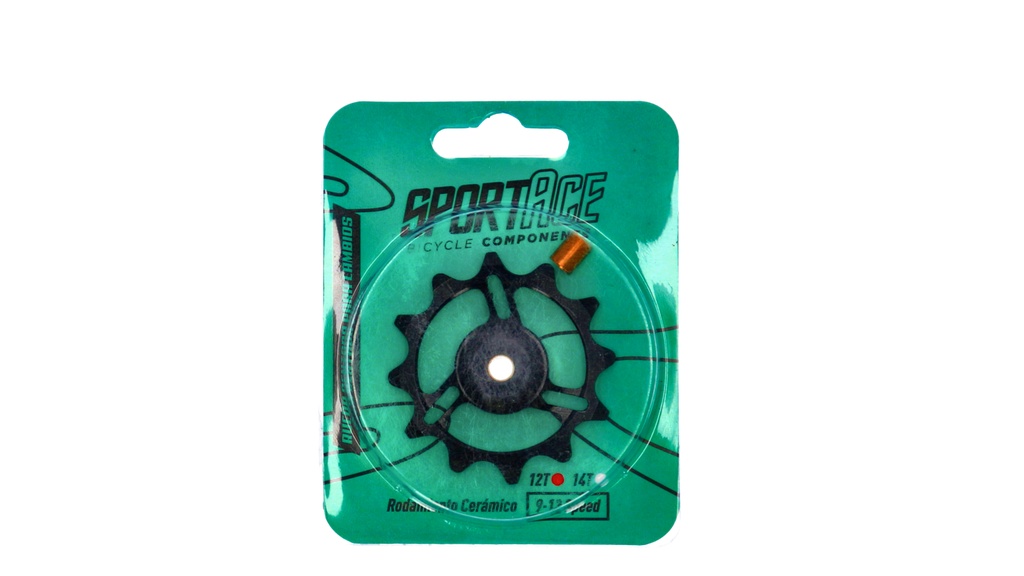 *RUEDA P/ CAMBIO ALUMI. CERAMIC 12T SPORTACE