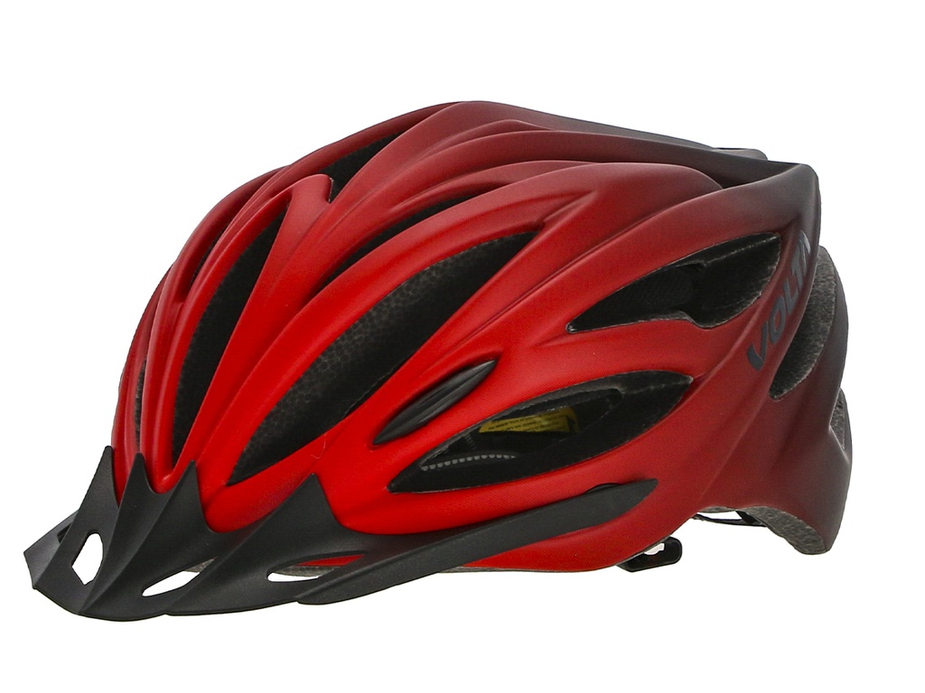 CASCO MTB VOLTA ROJO/NEGRO 20 VENT C/REG M