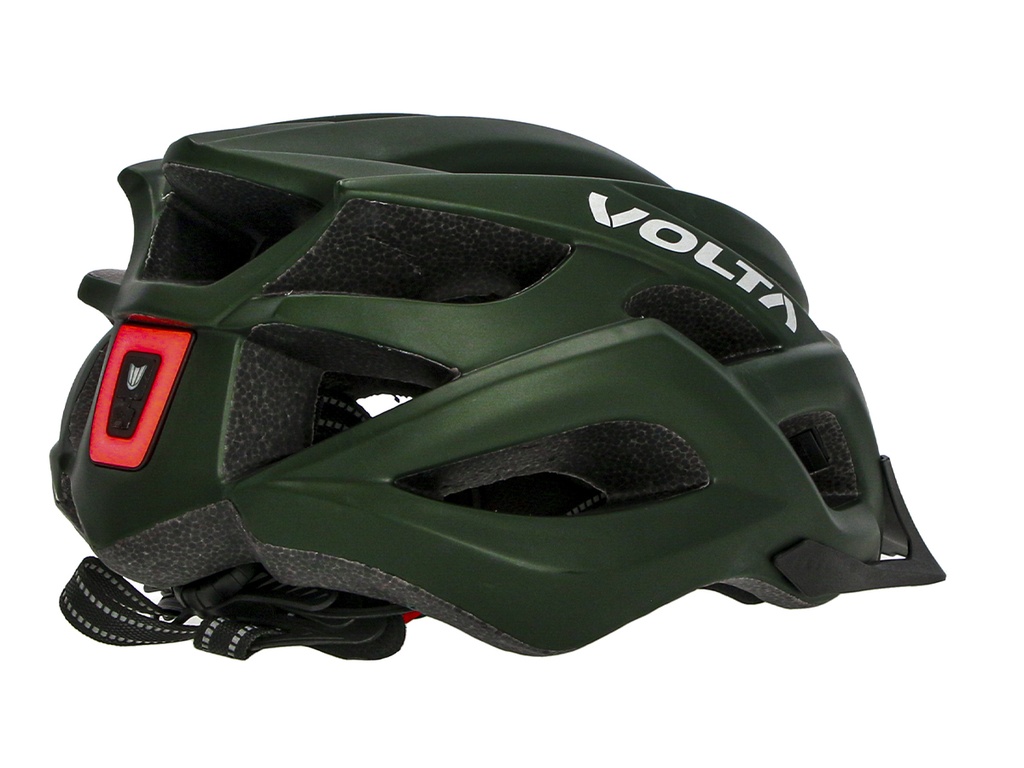 CASCO MTB VOLTA VERDE C/LUZ 22 VENT C/REG L