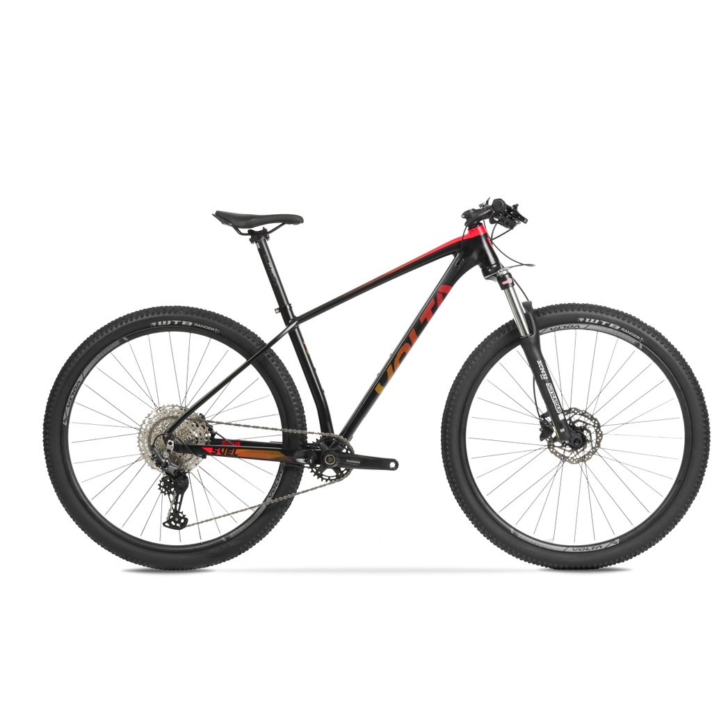 BICICLETA MTB VOLTA SVEL X6 G2 ALUMINIO R29" 12VEL SHIMANO DEORE NEGRO/ROJO TALLE L