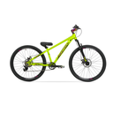 BICICLETA MTB TOPMEGA WHIPER ALUMINIO R26" 7VEL AMARILLO FLUO/NEGRO