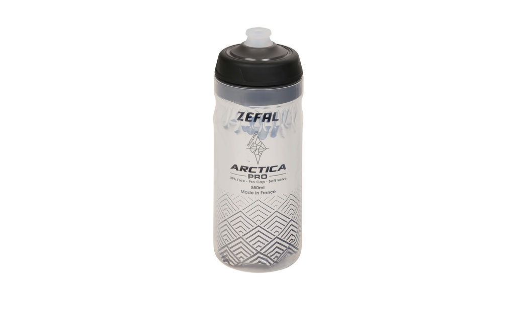 CARAMAÑOLA ZEFAL ISOTERMICA PLASTICO 550ML NEGRO ARTICA PRO