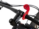 SOPORTE FRONTAL GARMIN SPORTACE ALUMINIO 200-1000 112*60*44MM 37g ROJO