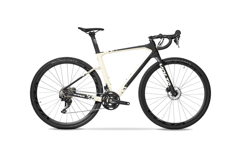 BICICLETA GRAVEL VOLTA TIRRENA G2 CARBONO R28" SHIMANO GRX 2X10VEL NEGRO TALLE 56