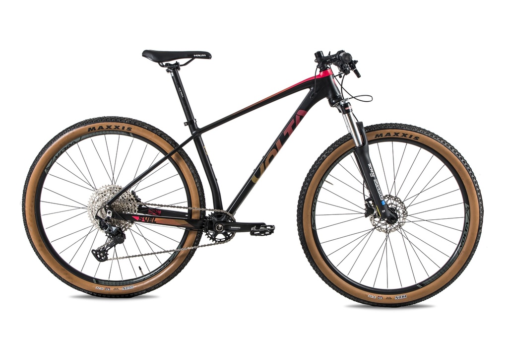 BICICLETA MTB VOLTA SVEL X6 G2 ALUMINIO R29" 12VEL SHIMANO SLX NEGRO/ROJO/AMARILLO TALLE L