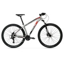 BICICLETA MTB VOLTA RAZZ G2 ALUMINIO R29" 24VEL MICROSHIFT GRIS/ROJO/NEGRO TALLE L