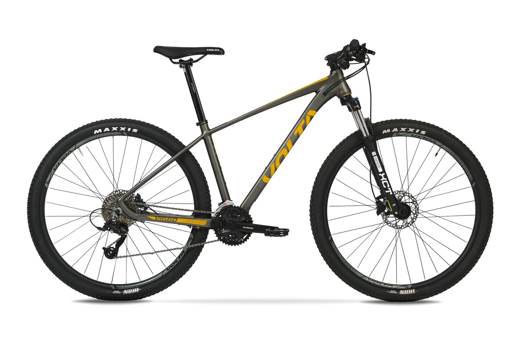 BICICLETA MTB VOLTA VIGGO G2 ALUMINIO R29" 27VEL MICROSHIFT GRIS/AMARILLO TALLE L