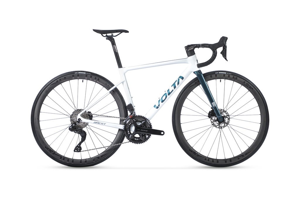 BICICLETA RUTA VOLTA BREST ELITE 105 G2 CARBONO 700C DI2 24VEL BLANCO TALLE 54