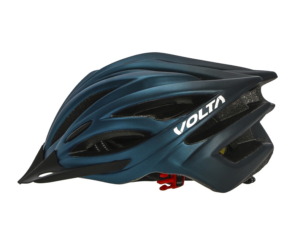 CASCO MTB VOLTA AZUL/NEGRO 20 VENT C/REG L