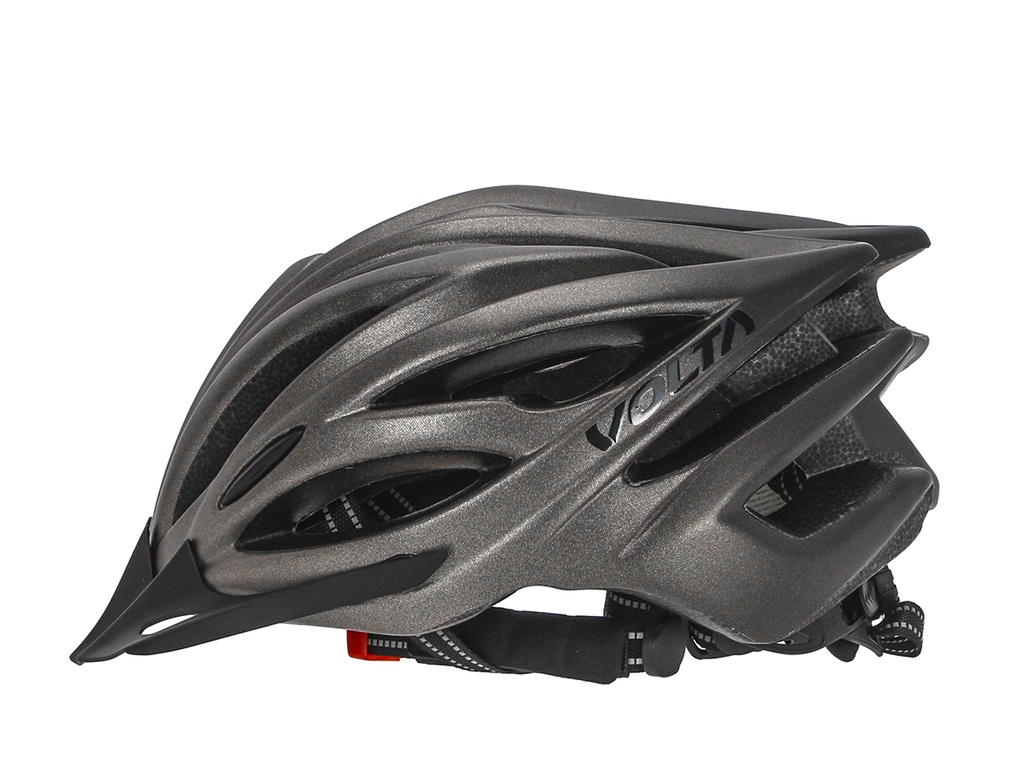 CASCO MTB VOLTA GRIS/NEGRO 20 VENT C/REG L