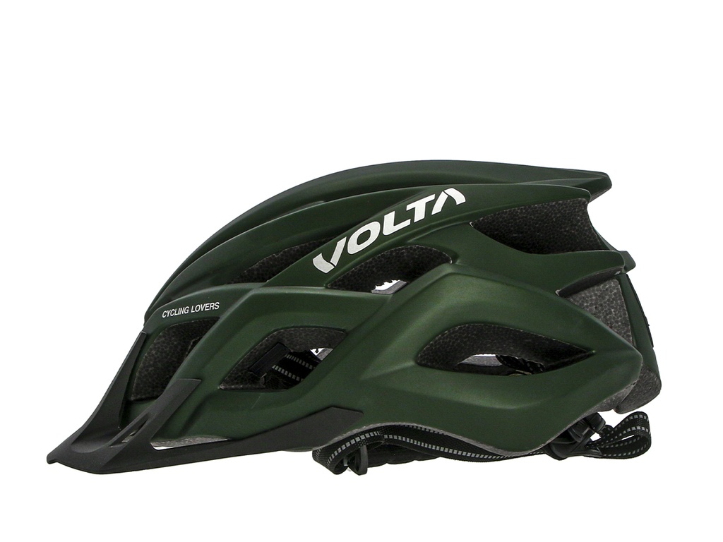 CASCO MTB VOLTA VERDE C/LUZ 22 VENT C/REG L