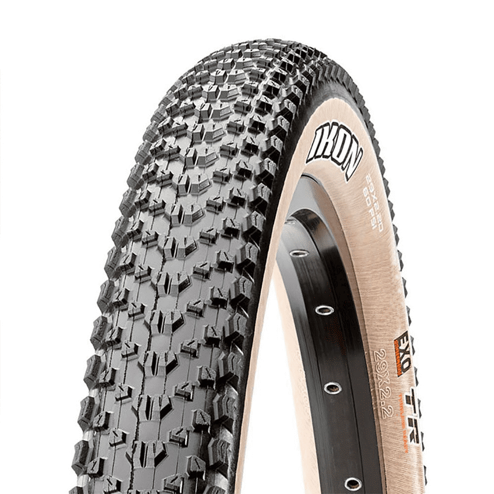 CUBIERTA MAXXIS 29X2.20 MTB IKON TANWALL EXO TUBELESS SKINWALL