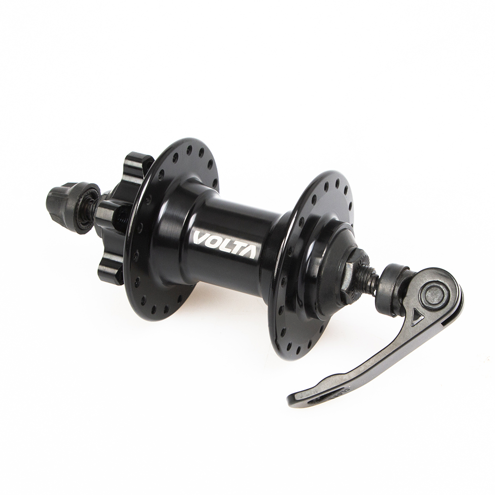 MAZA DELANTERA 36AG ALUMINIO FRENO A DISCO C/RULEMAN NEGRO VOLTA OEM