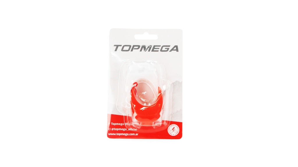 BALIZA TOPMEGA SET D/T SILICONA 2LED 3FUNCIONES C/SUJETADOR