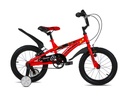 BICICLETA INFANTIL TOPMEGA CROSSBOY VARON ACERO R16" 1VEL ROJO