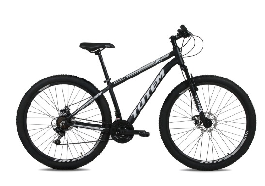 BICICLETA MTB TOTEM ALUMINIO R29" 21VEL LTWOO NEGRO/BLANCO TALLE S