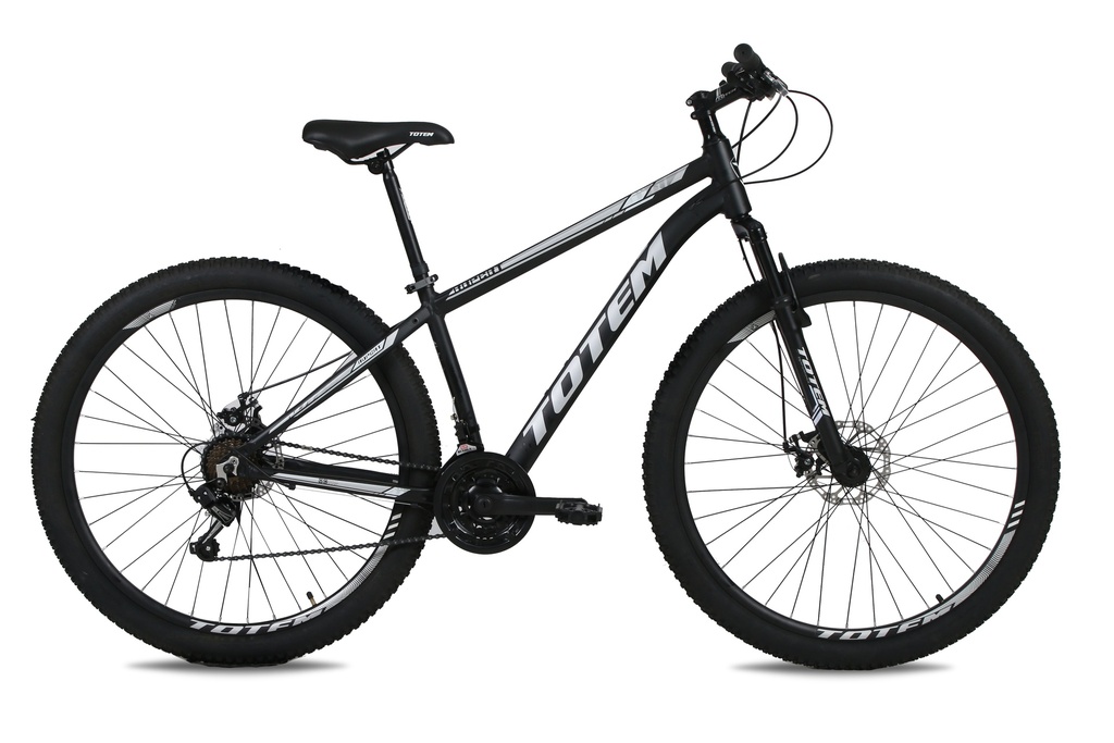 BICICLETA MTB TOTEM ALUMINIO R29" 21VEL LTWOO NEGRO/BLANCO TALLE L