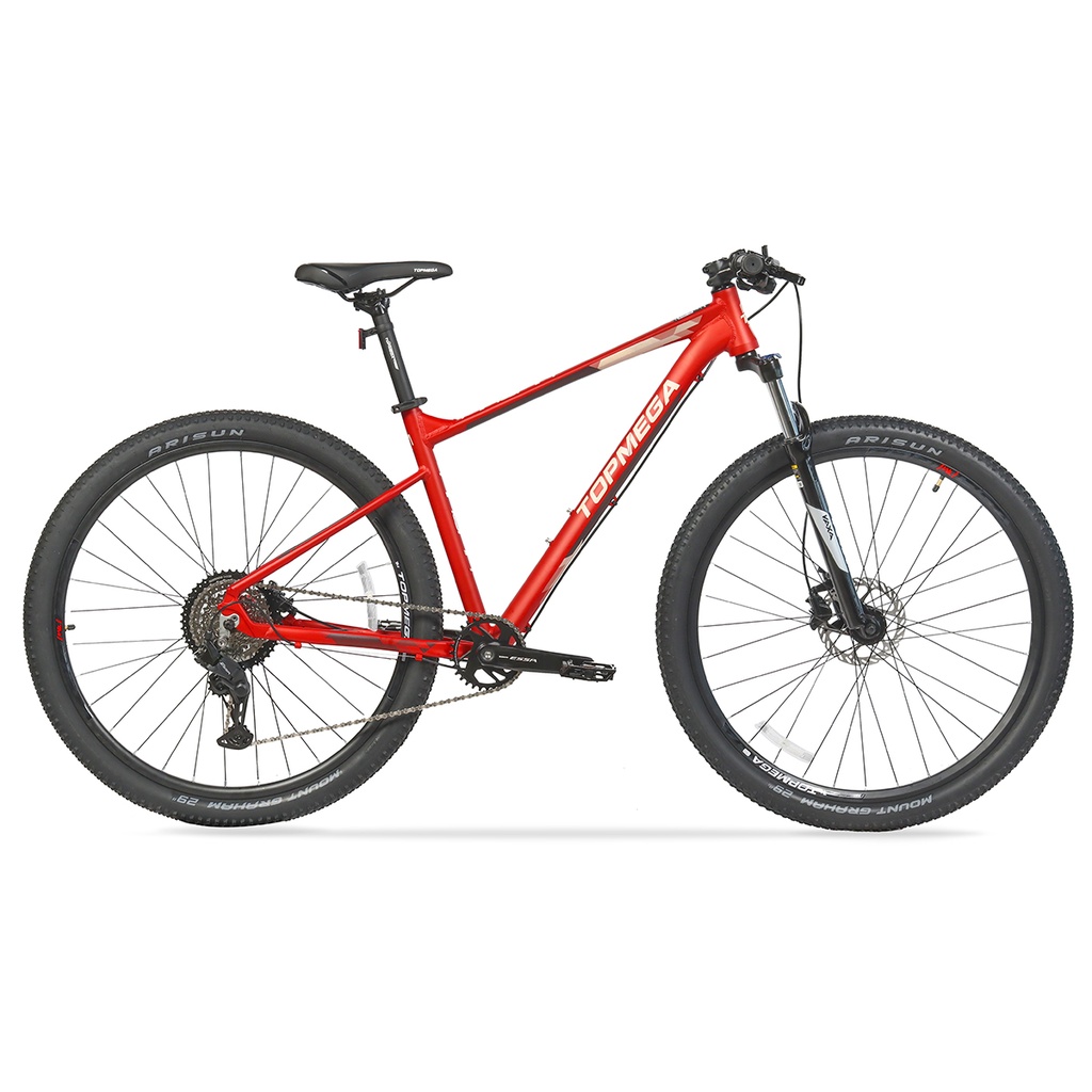 BICICLETA MTB TOPMEGA MAGMA ALUMINIO R29" SHIMANO ESSA F/HIDRAULICO 8VEL TERRACOTA/GRIS TALLE M