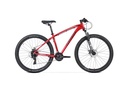 BICICLETA MTB TOPMEGA THOR ALUMINIO R29" 24VEL SHIMANO TOURNEY ROJO/NEG/BLANCO TALLE S