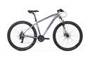 BICICLETA MTB TOPMEGA THOR ALUMINIO R29" 24VEL SHIMANO TOURNEY GRIS/VIOLETA/NEGRO TALLE S