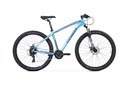 BICICLETA MTB TOPMEGA THOR ALUMINIO R29" 24VEL SHIMANO TOURNEY CELESTE/AZUL/NARANJA TALLE L
