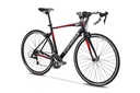 BICICLETA RUTA HARRIER ALUMINIO 16VEL SHIMANO CLARIS NEGRO/ROJO TALLE 50
