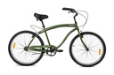 BICICLETA PASEO TOPMEGA RAMBLER R26 ACERO 1VEL VERDE