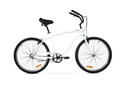BICICLETA PASEO TOPMEGA RAMBLER R26 ACERO 1VEL BLANCA